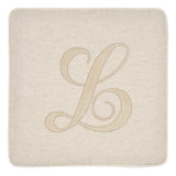 Fodera Cuscino Alfabeto Vingi 45x45 Gobelin Lettere Decorative Senza Imbottitura