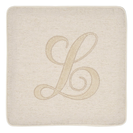 Fodera Cuscino Alfabeto Vingi 45x45 Gobelin Lettere Decorative Senza Imbottitura