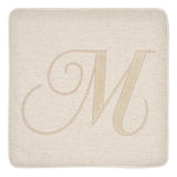 Fodera Cuscino Alfabeto Vingi 45x45 Gobelin Lettere Decorative Senza Imbottitura