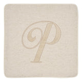 Fodera Cuscino Alfabeto Vingi 45x45 Gobelin Lettere Decorative Senza Imbottitura