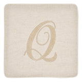 Fodera Cuscino Alfabeto Vingi 45x45 Gobelin Lettere Decorative Senza Imbottitura