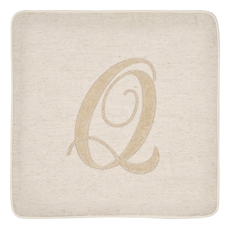 Fodera Cuscino Alfabeto Vingi 45x45 Gobelin Lettere Decorative Senza Imbottitura