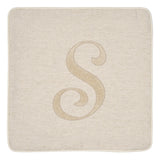 Fodera Cuscino Alfabeto Vingi 45x45 Gobelin Lettere Decorative Senza Imbottitura