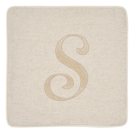 Fodera Cuscino Alfabeto Vingi 45x45 Gobelin Lettere Decorative Senza Imbottitura