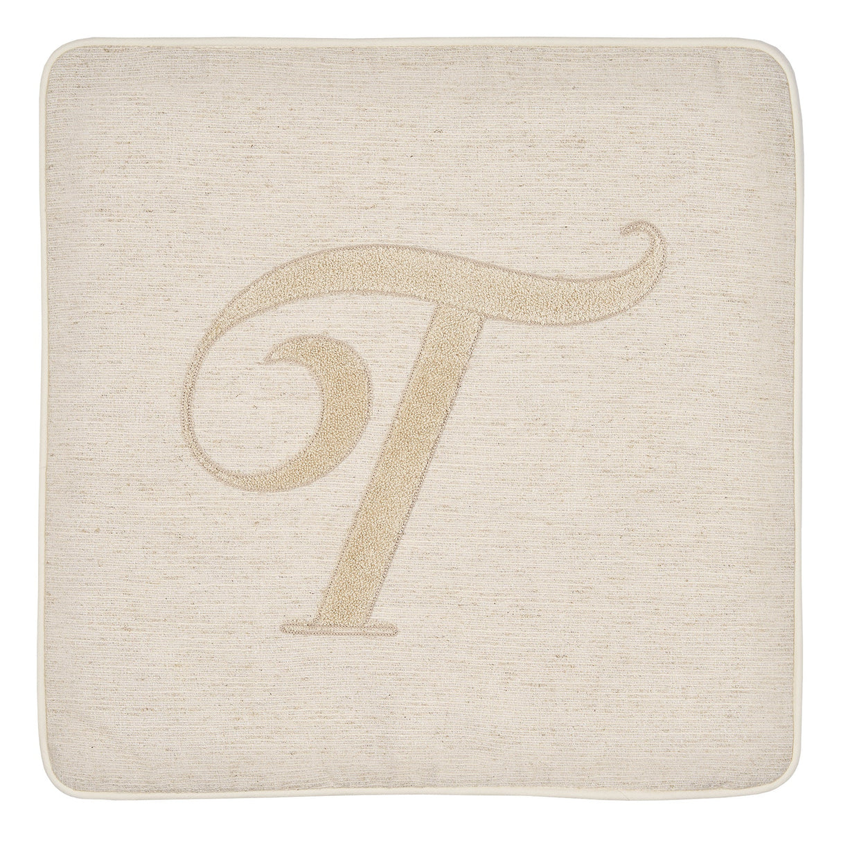 Fodera Cuscino Alfabeto Vingi 45x45 Gobelin Lettere Decorative Senza Imbottitura