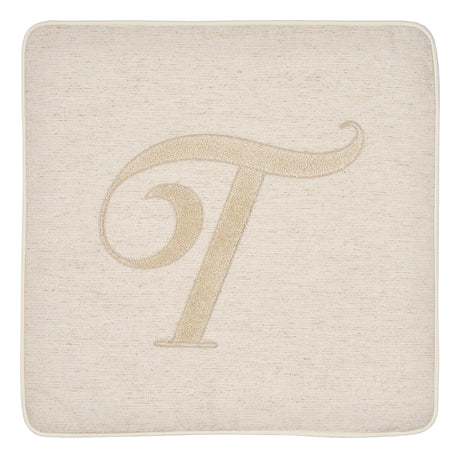 Fodera Cuscino Alfabeto Vingi 45x45 Gobelin Lettere Decorative Senza Imbottitura