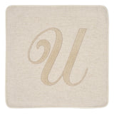 Fodera Cuscino Alfabeto Vingi 45x45 Gobelin Lettere Decorative Senza Imbottitura