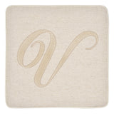 Fodera Cuscino Alfabeto Vingi 45x45 Gobelin Lettere Decorative Senza Imbottitura