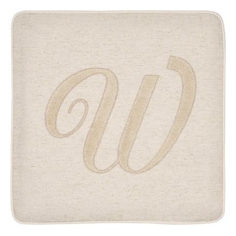 Fodera Cuscino Alfabeto Vingi 45x45 Gobelin Lettere Decorative Senza Imbottitura
