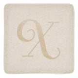 Fodera Cuscino Alfabeto Vingi 45x45 Gobelin Lettere Decorative Senza Imbottitura