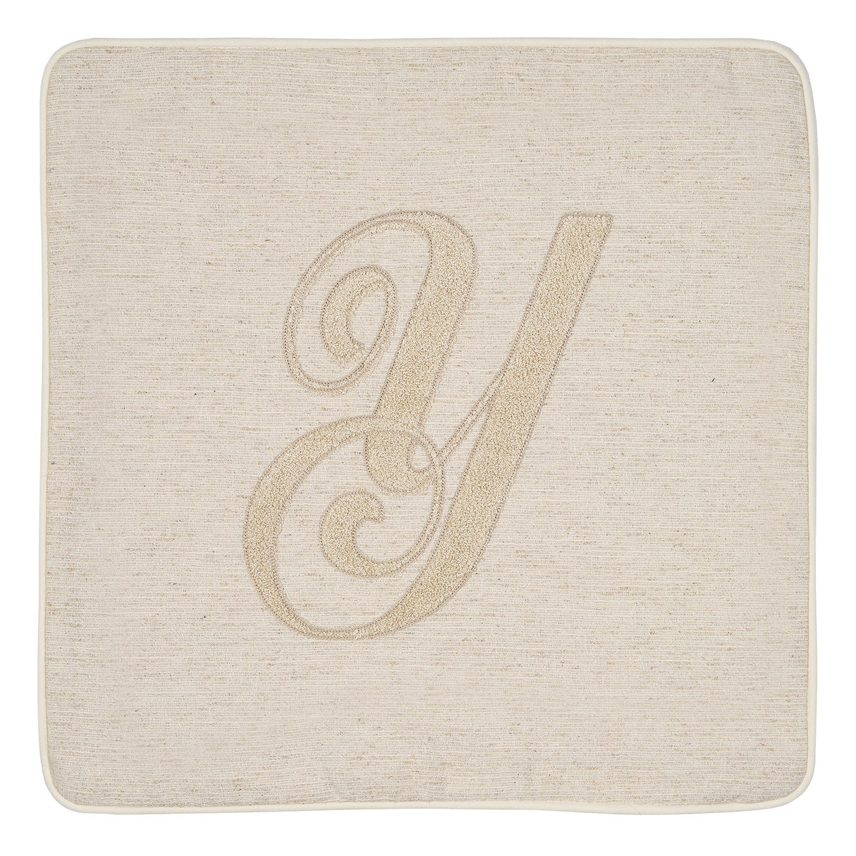 Fodera Cuscino Alfabeto Vingi 45x45 Gobelin Lettere Decorative Senza Imbottitura