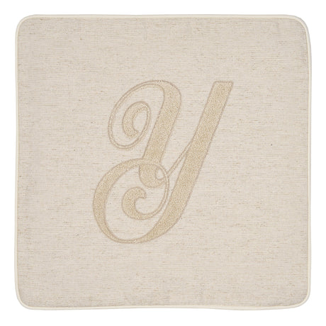 Fodera Cuscino Alfabeto Vingi 45x45 Gobelin Lettere Decorative Senza Imbottitura