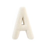 Cuscino Bouclé Lettere tessuto teddy  - Vingi