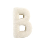 Cuscino Bouclé Lettere tessuto teddy  - Vingi