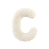 Cuscino Bouclé Lettere tessuto teddy  - Vingi