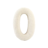 Cuscino Bouclé Lettere tessuto teddy  - Vingi