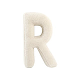 Cuscino Bouclé Lettere tessuto teddy  - Vingi