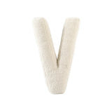 Cuscino Bouclé Lettere tessuto teddy  - Vingi