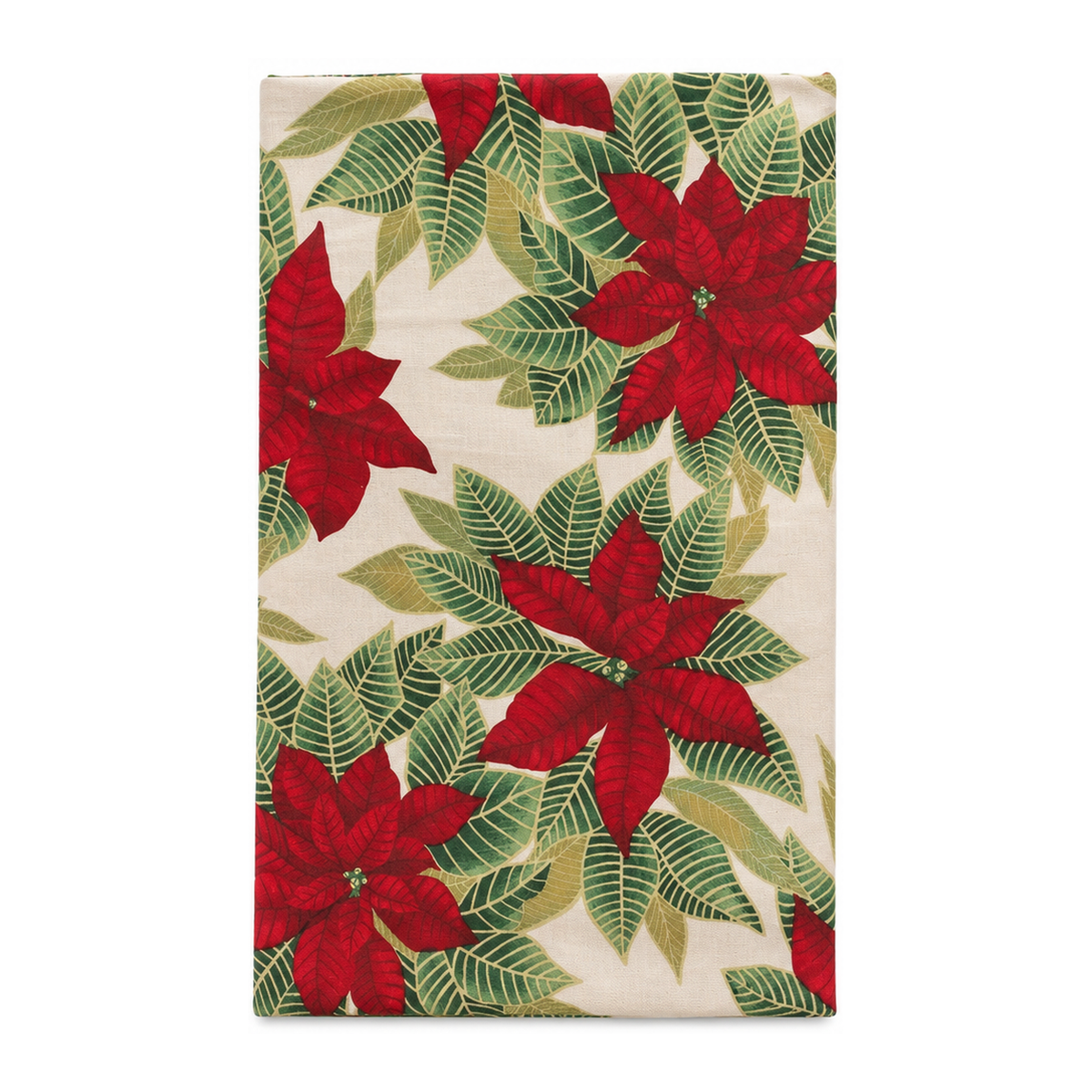 Tovaglia x6 con Tovaglioli Armony Stella di Natale 100% Cotone - Vingi