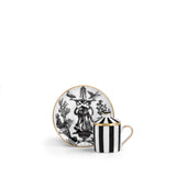 Tazzina Caffè con Piattino e Coperchio Souvenirs De Voyage - Weissestal