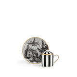 Tazzina Caffè con Piattino e Coperchio Souvenirs De Voyage - Weissestal