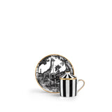 Tazzina Caffè con Piattino e Coperchio Souvenirs De Voyage - Weissestal