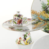 Tazza da Caffè con Coperchio e Piattino White Exotic Jungle - Weissestal
