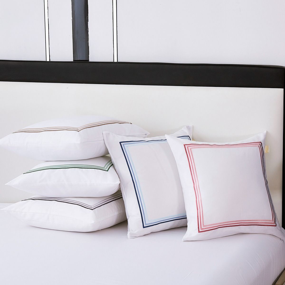 Federa SISSI Per Cuscino Arredo 50 x 50 CM In Raso Di Cotone Maestri Cotonieri Home