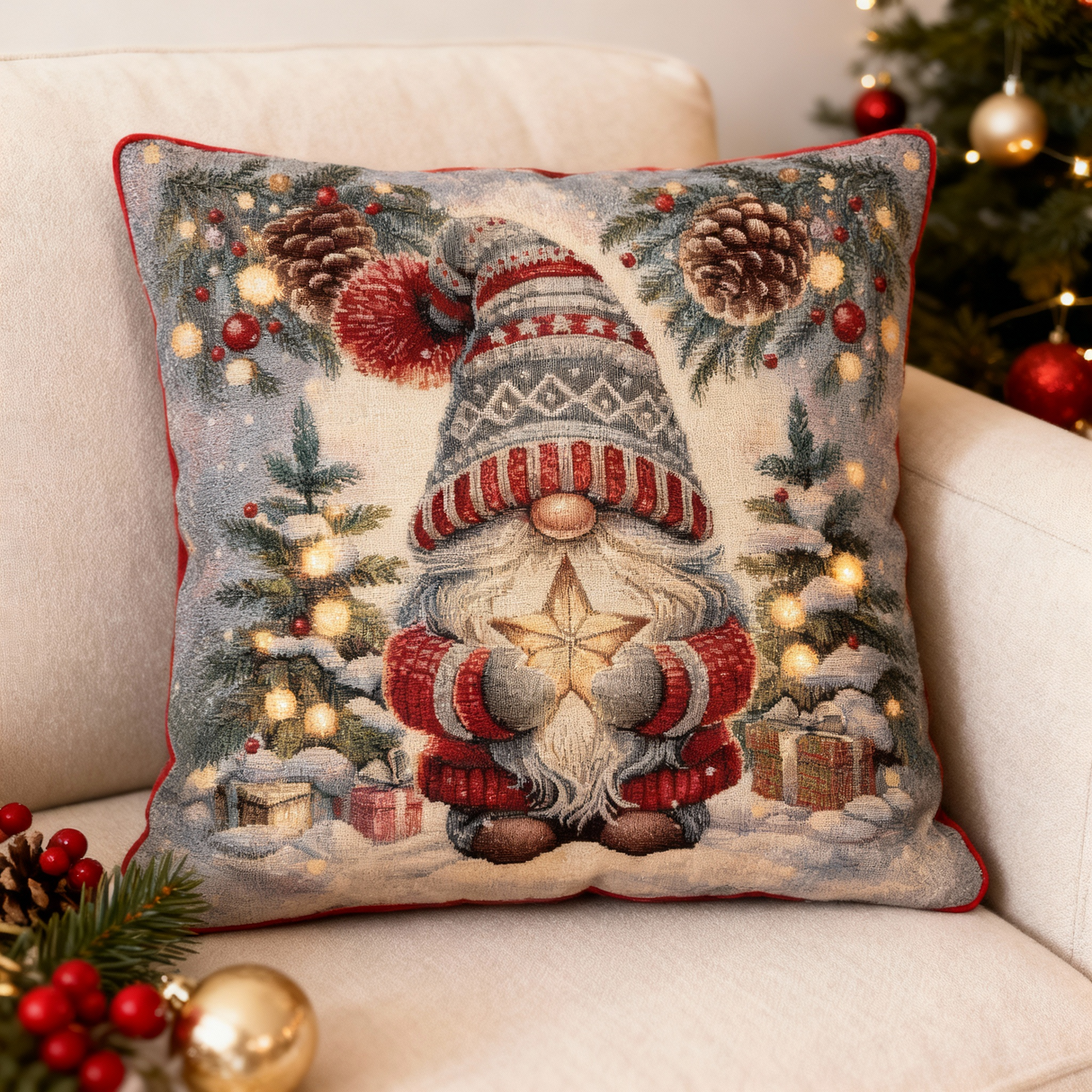 Cuscino Merry Christmas dis.003n - Karì