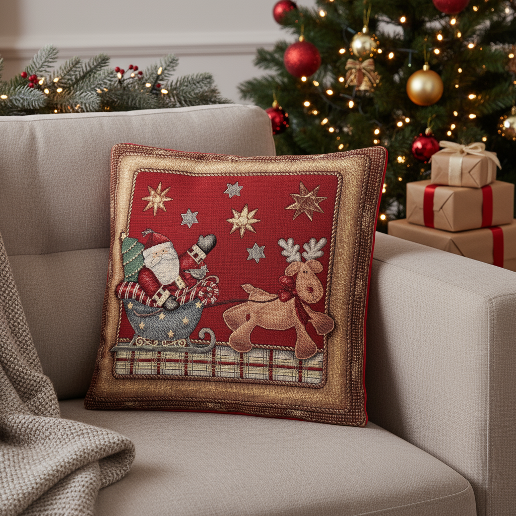 Cuscino Merry Christmas dis.004n - Karì