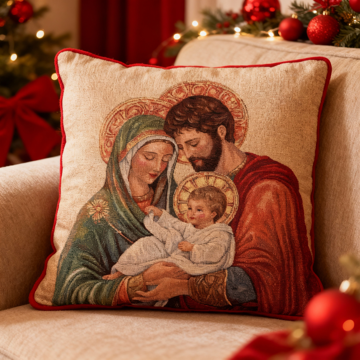 Cuscino Merry Christmas dis.006n - Karì