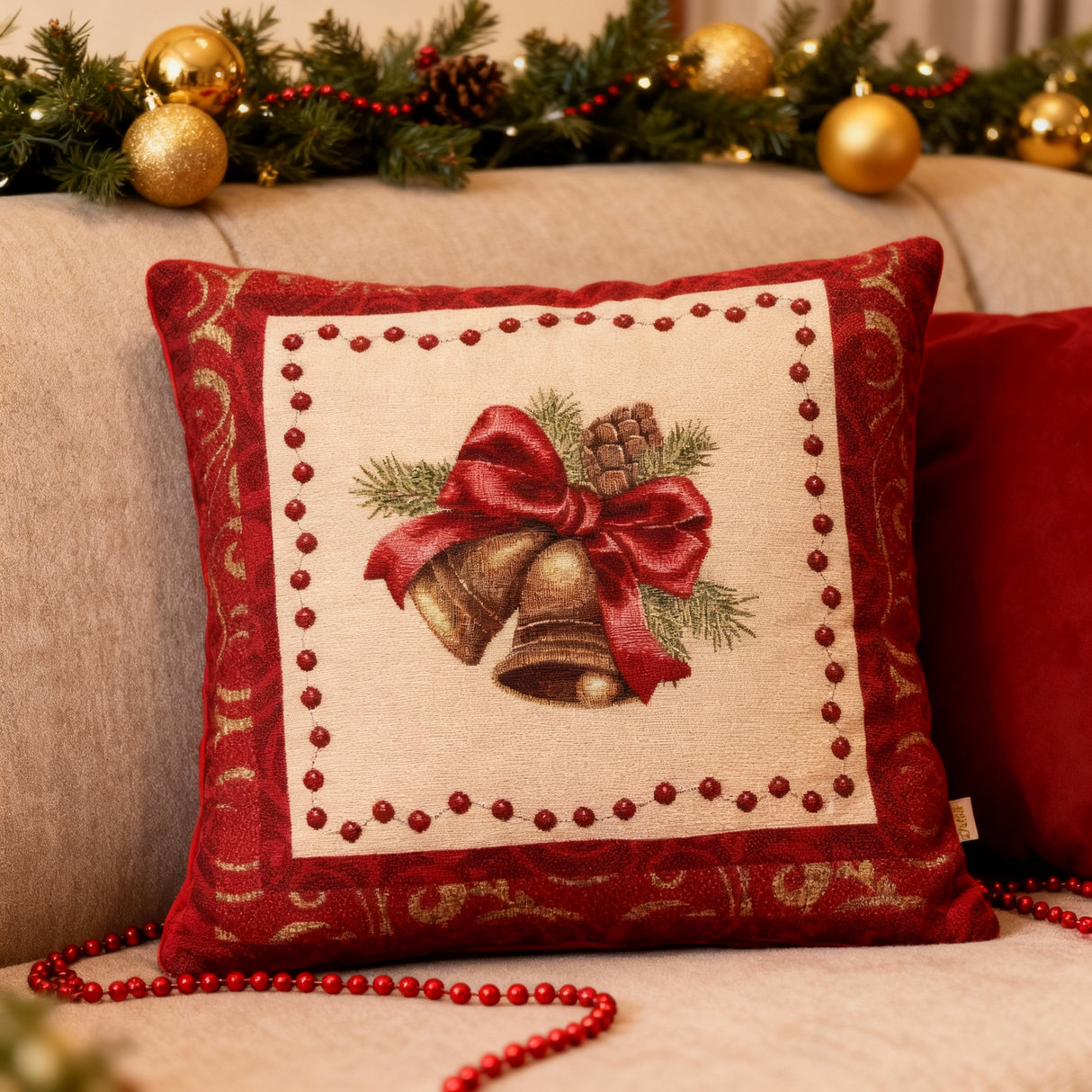 Cuscino Campanelle d’Oro dis.36  - Karì