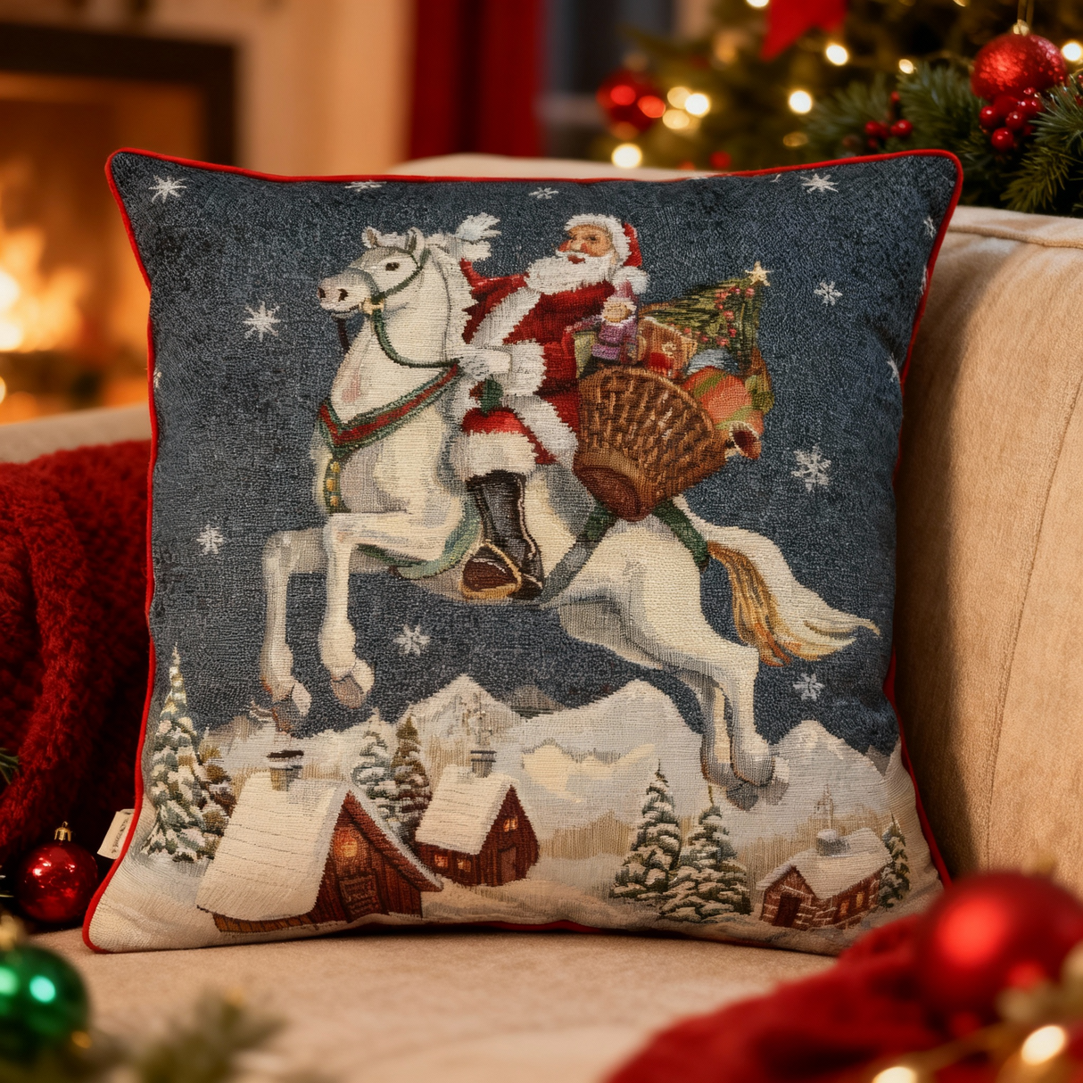 Cuscino Arredo CAVALLO NATALE dis. 1 - Karì