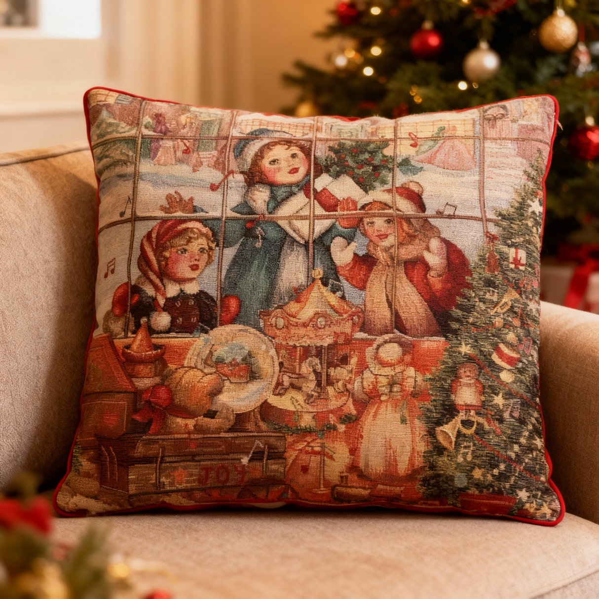 Cuscino Arredo Merry Christmas  dis.001n - Karì