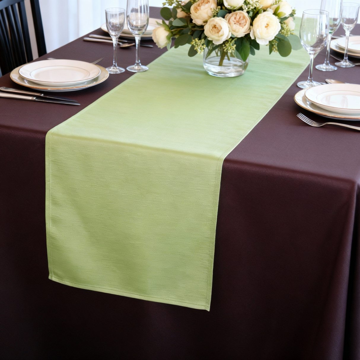 Runner FIAMMATO in tessuto antimacchia no stiro – Magilù