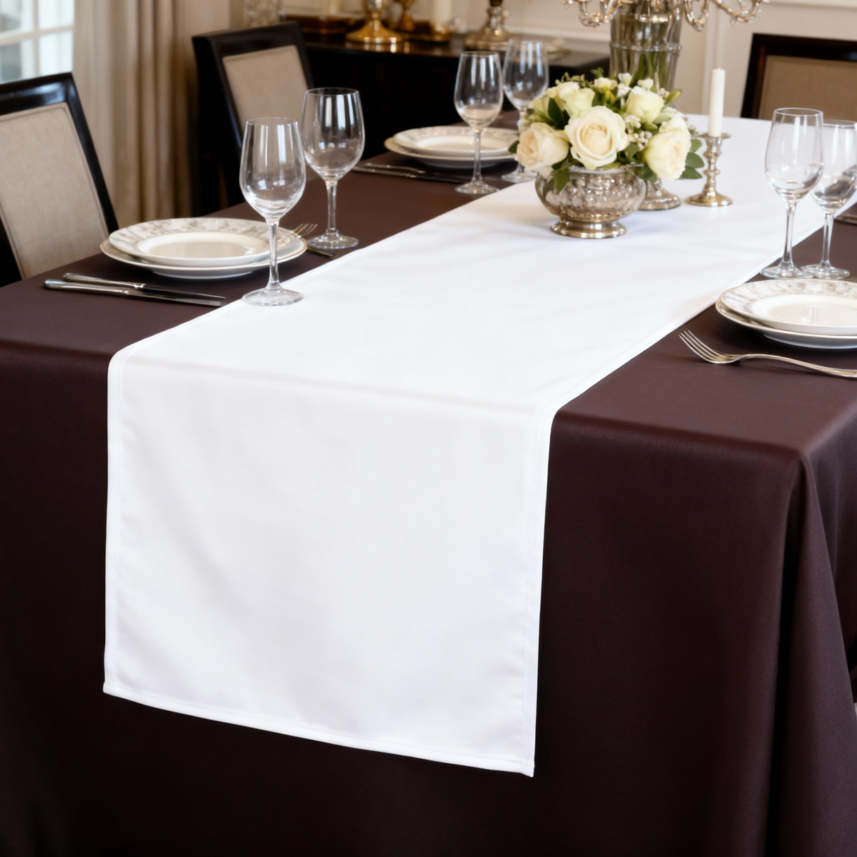 Runner FIAMMATO in tessuto antimacchia no stiro – Magilù