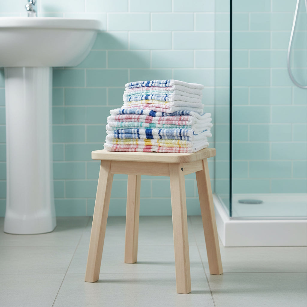 Set da 6 Ospite o Asciugamano Spugna Arina in puro cotone – Linea Oro