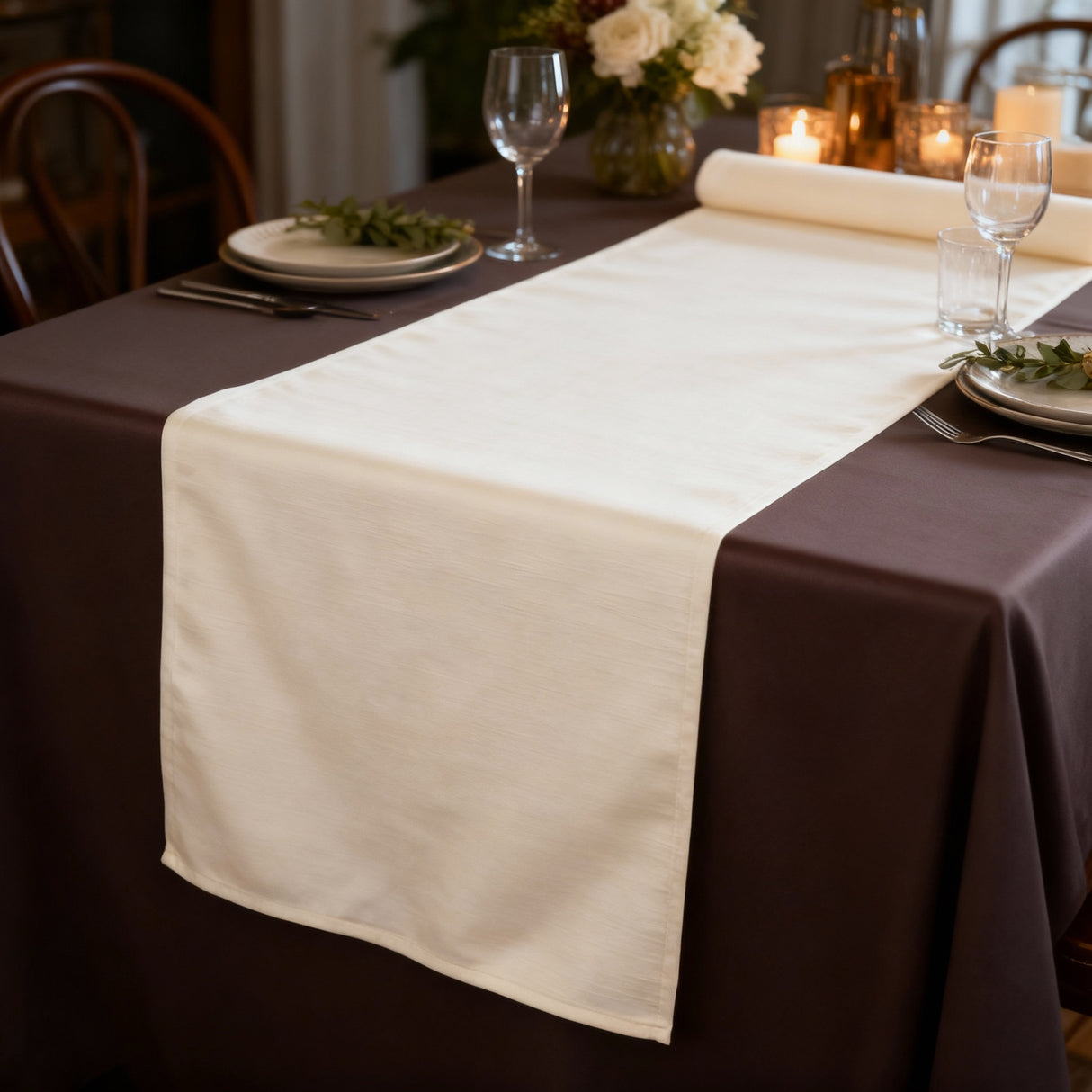 Runner FIAMMATO in tessuto antimacchia no stiro – Magilù