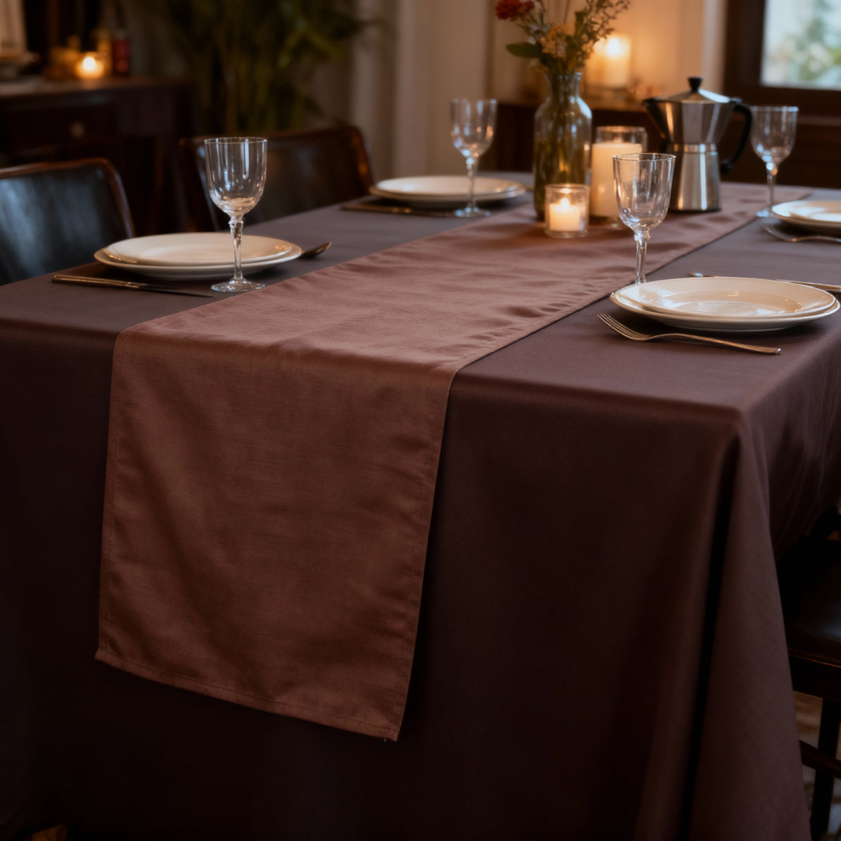 Runner FIAMMATO in tessuto antimacchia no stiro – Magilù