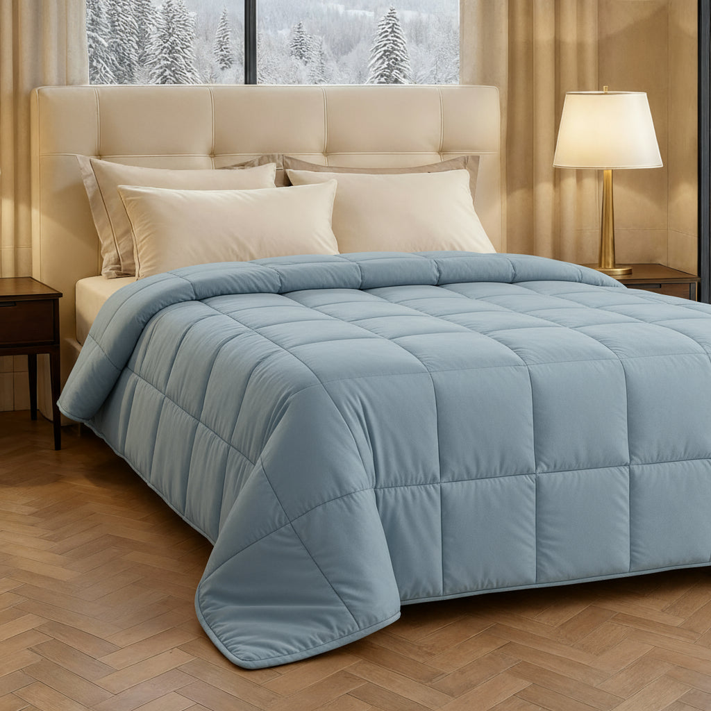 Trapunta in velluto Nuvola by Antica Tessitura – Morbida, elegante e calda – Singola, 1 piazza e mezza, Matrimoniale