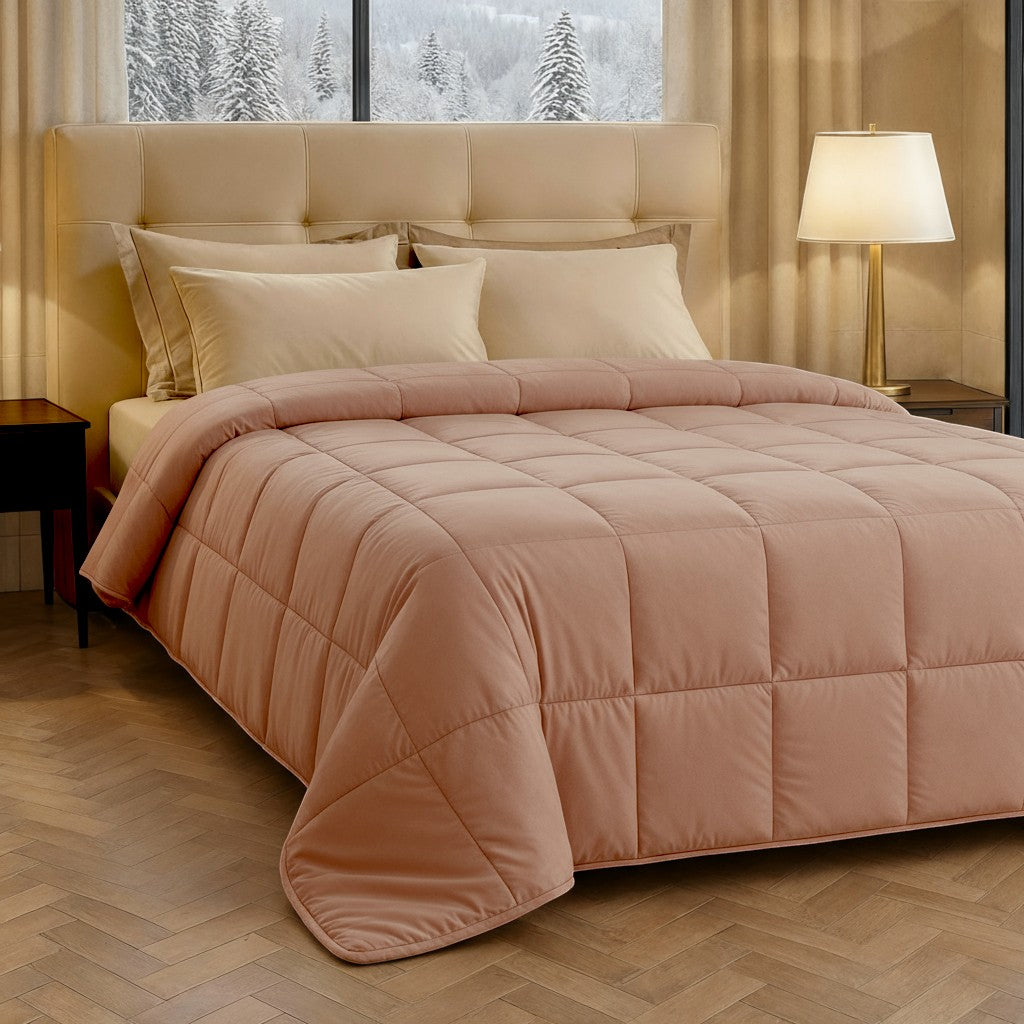 Trapunta in velluto Nuvola by Antica Tessitura – Morbida, elegante e calda – Singola, 1 piazza e mezza, Matrimoniale