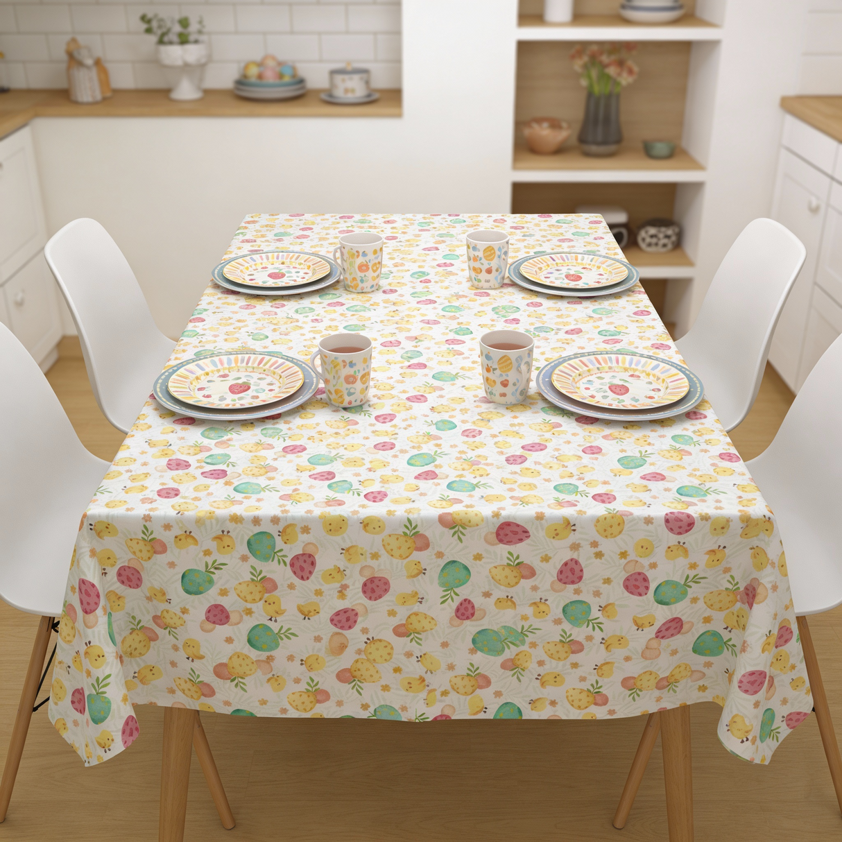 Tovaglia PULCINI FUNNY x6 + 6 tovaglioli DEP. By Magilu