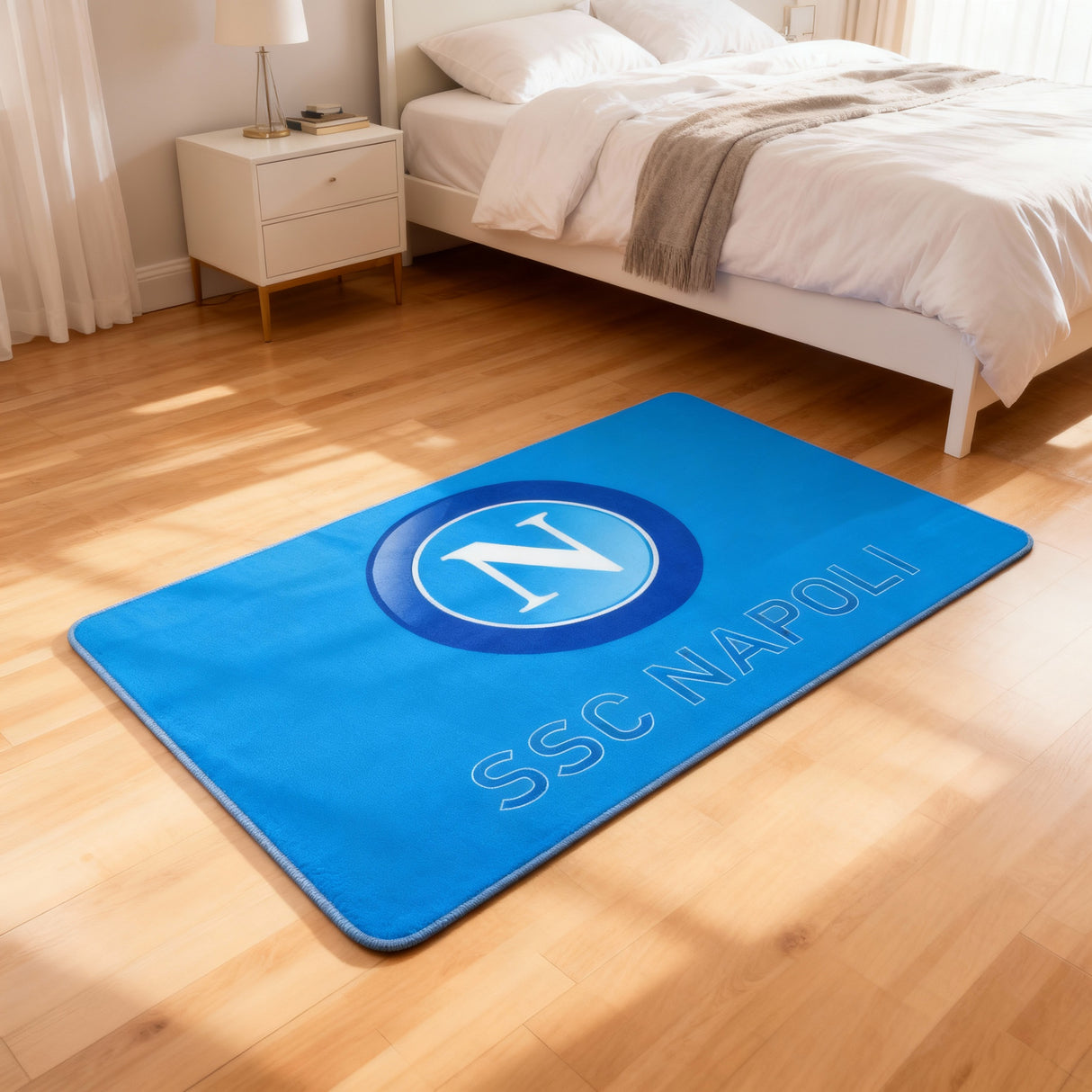 Tappeto Ufficiale SSC Napoli Antiscivolo – 80x120 cm