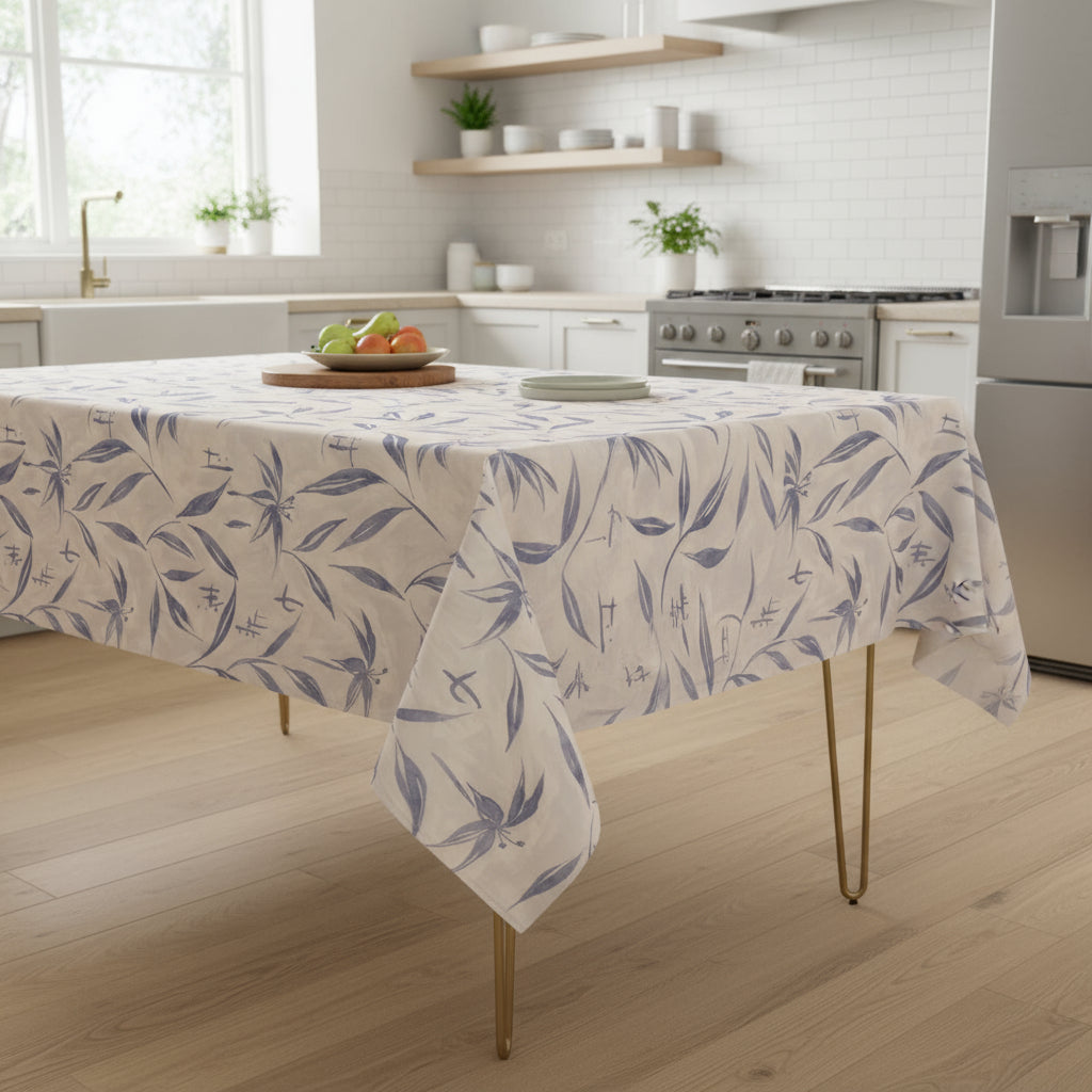 Tovaglia Antimacchia e Antistiro FOGLIE GRIGIE – Magilù