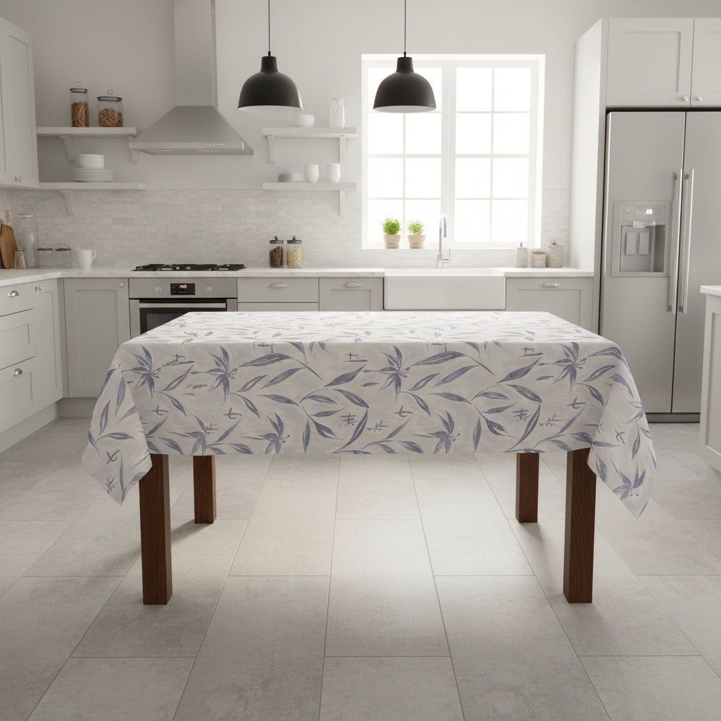 Tovaglia Antimacchia e Antistiro FOGLIE GRIGIE – Magilù