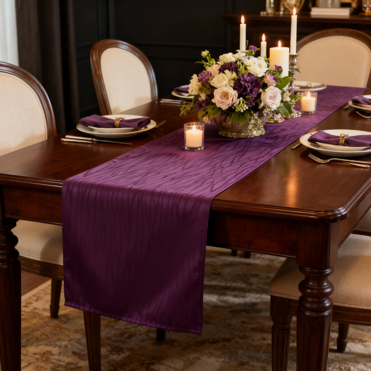 Runner FRANCESE in tessuto antimacchia no stiro – Magilù