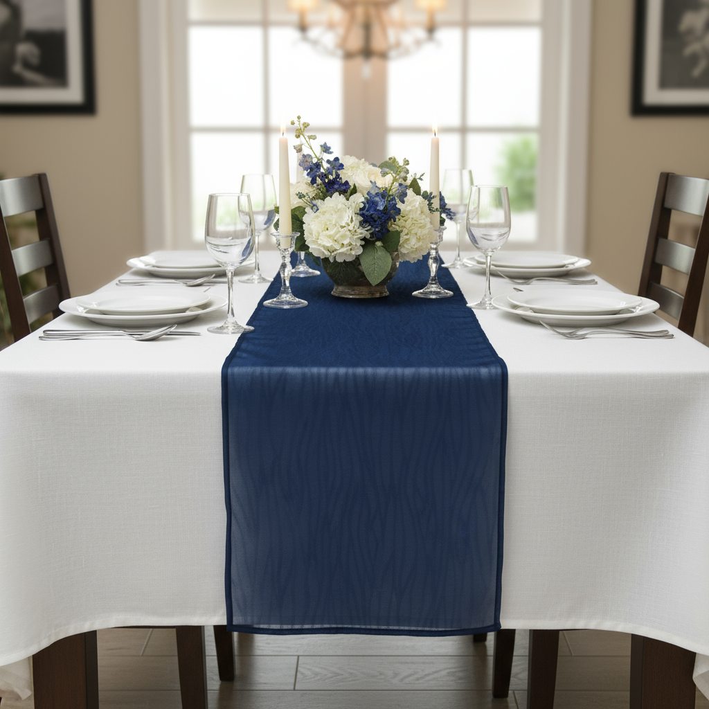 Runner FRANCESE in tessuto antimacchia no stiro – Magilù