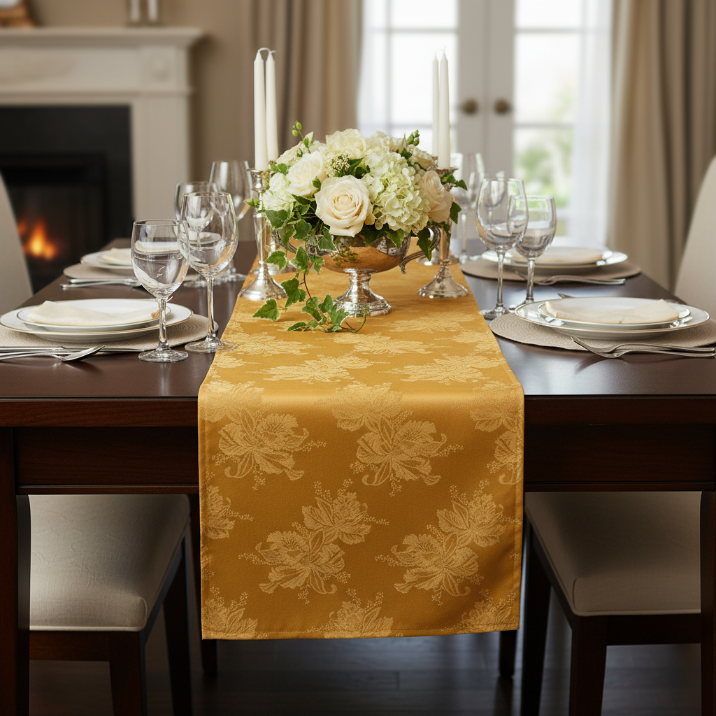 Runner ORCHIDEA in tessuto antimacchia no stiro – Magilù