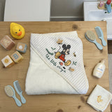 Accappatoio Triangolo Mickey Mouse in Idrospugna 75x75 cm - Disney Baby