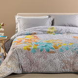 Trapunta  Matrimoniale Gran Scaldotto In Cotone Pettinato Leopard Garden - Caleffi